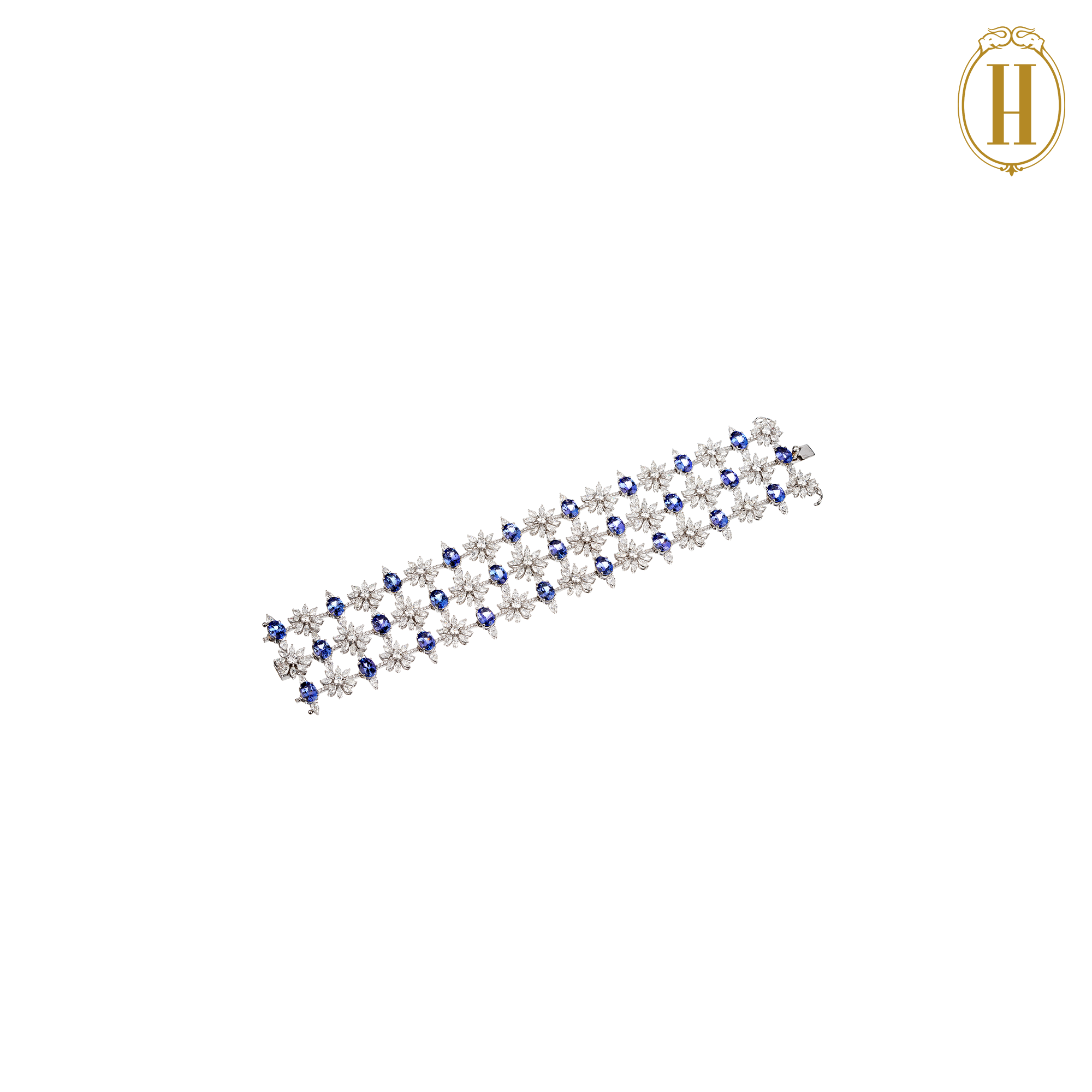 Diamond Cluster Bracelet