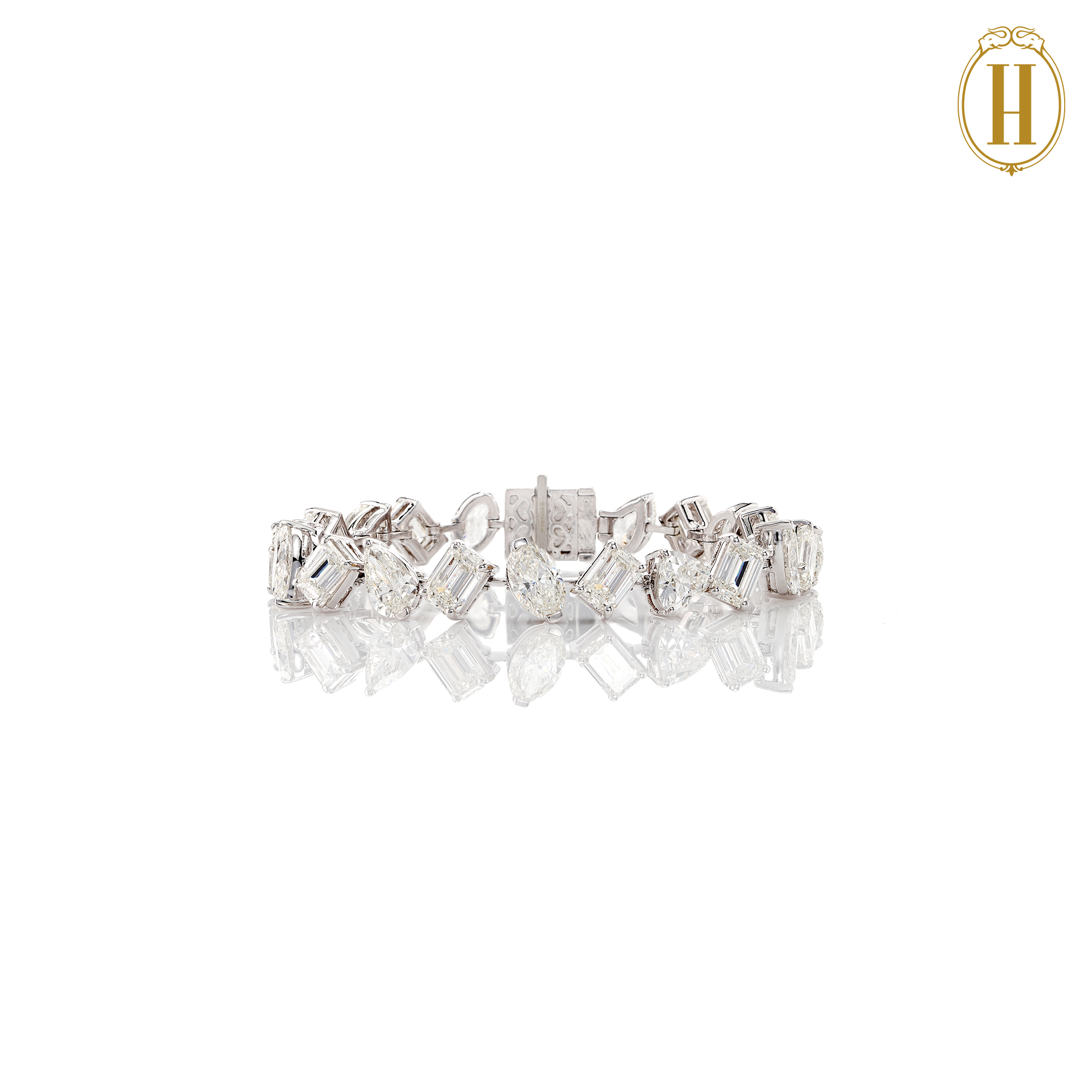 Fancy Shape Diamond Bracelet