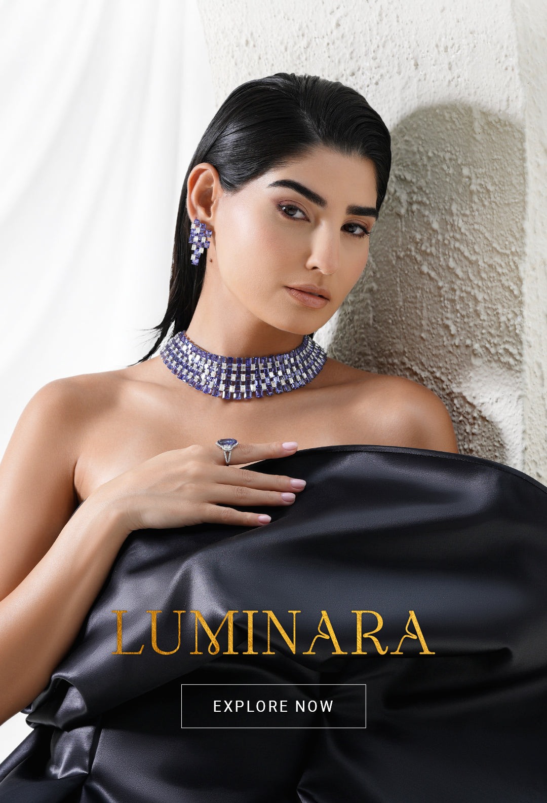 home page luminara banner mobile