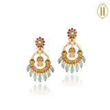 Spring-Summer-2025-Statement-Gold-Satlada-Set-with-Emerald-Drops-4