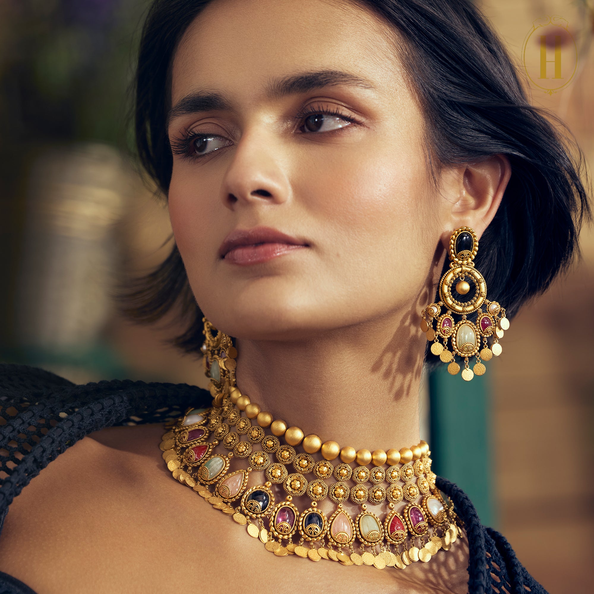 Spring-Summer-2025-Navratna-Gold-Necklace-Set-2
