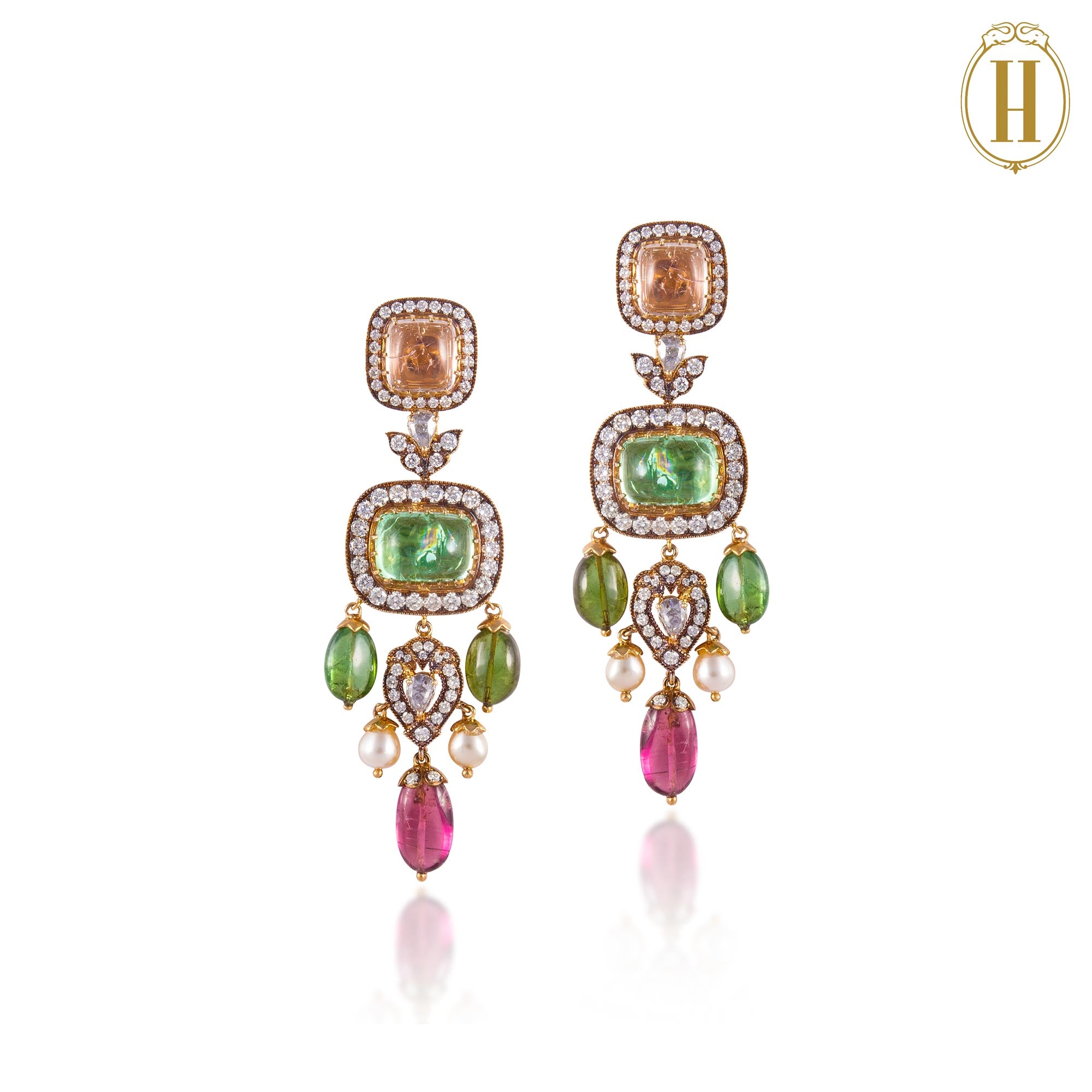Fiona-Spring-Summer-'24-Fiona-Tourmaline-Choker-Necklace-Set-with-Pearls-4