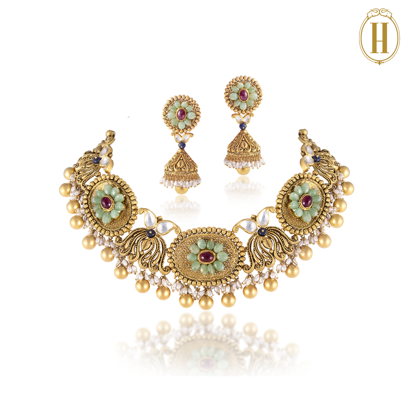 Fiona-Spring-Summer-'24-Fiona-Floral-Gold-set-with-Emerald,-Ruby-and-Tanzanite-3