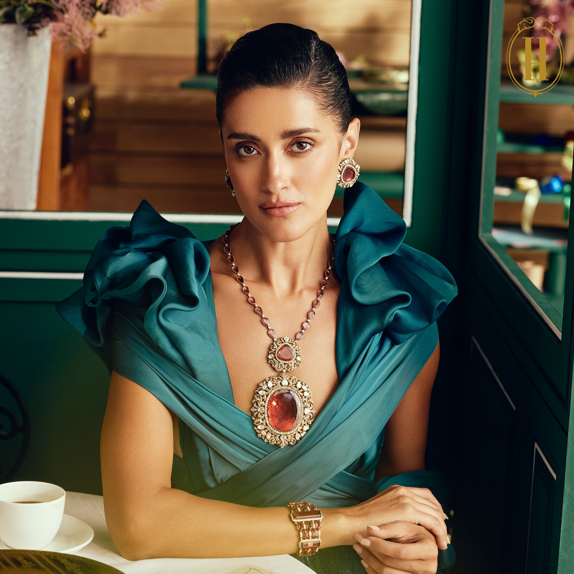 Royal Vintage Tourmaline Necklace