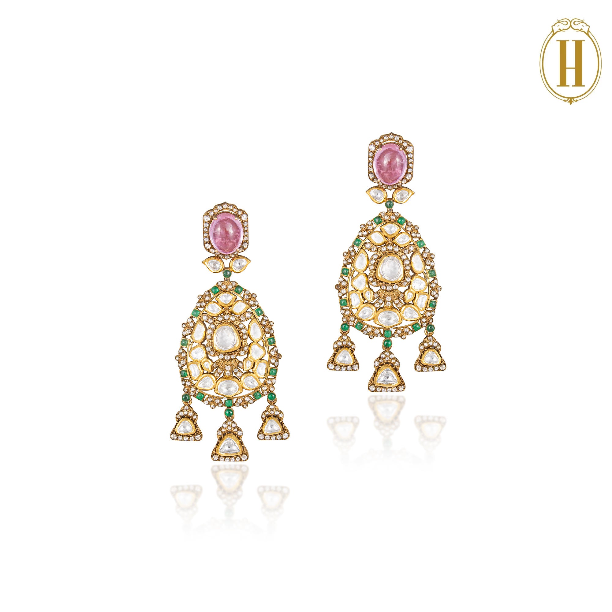 Spring-Summer-2025-Cascading-Tourmaline-Polki-Necklace-Set-4