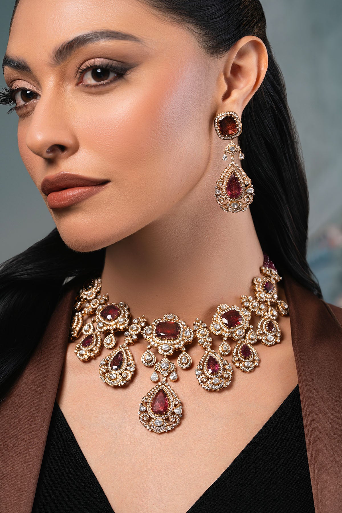 Spring-Edit-2026-Tourmaline-Polki-Royale-Necklace-Set-2
