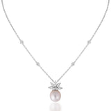 Amelia Pearl Bloom Pendant Set