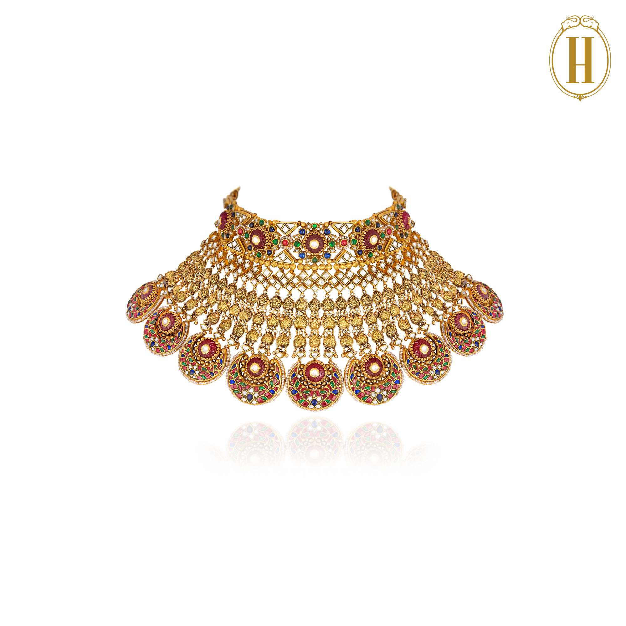 Gold Choker Necklace | Art of Gold Jewellery, Coimbatore