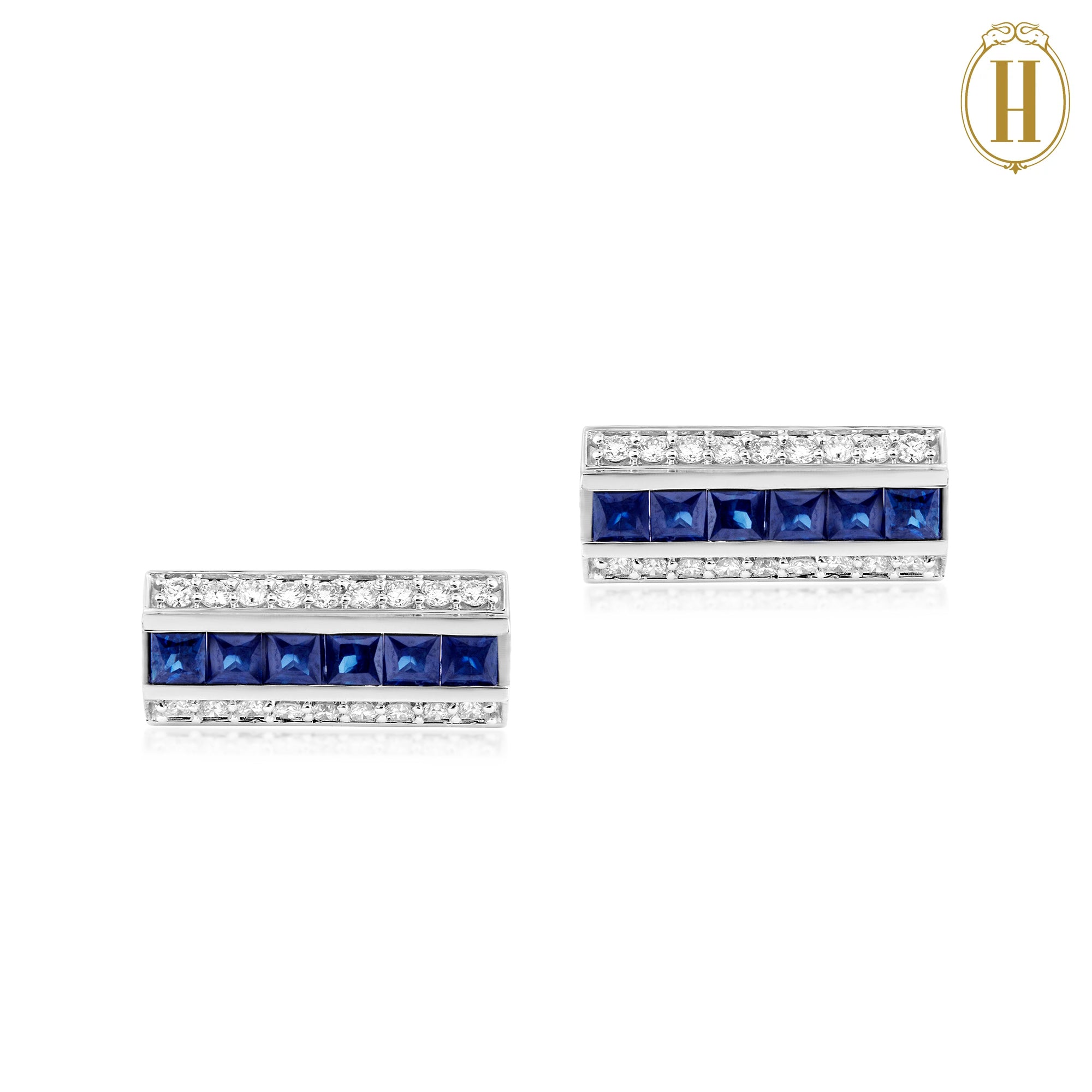 Kaiser-Diamond-&-Blue-Sapphire-sleek-cuff-links-2