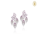 Spring-Summer-2025-Pink-Sapphires-and-Diamond-Chandelier-Earrings-2