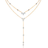 The Petal Lariat Zoori Mangalsutra