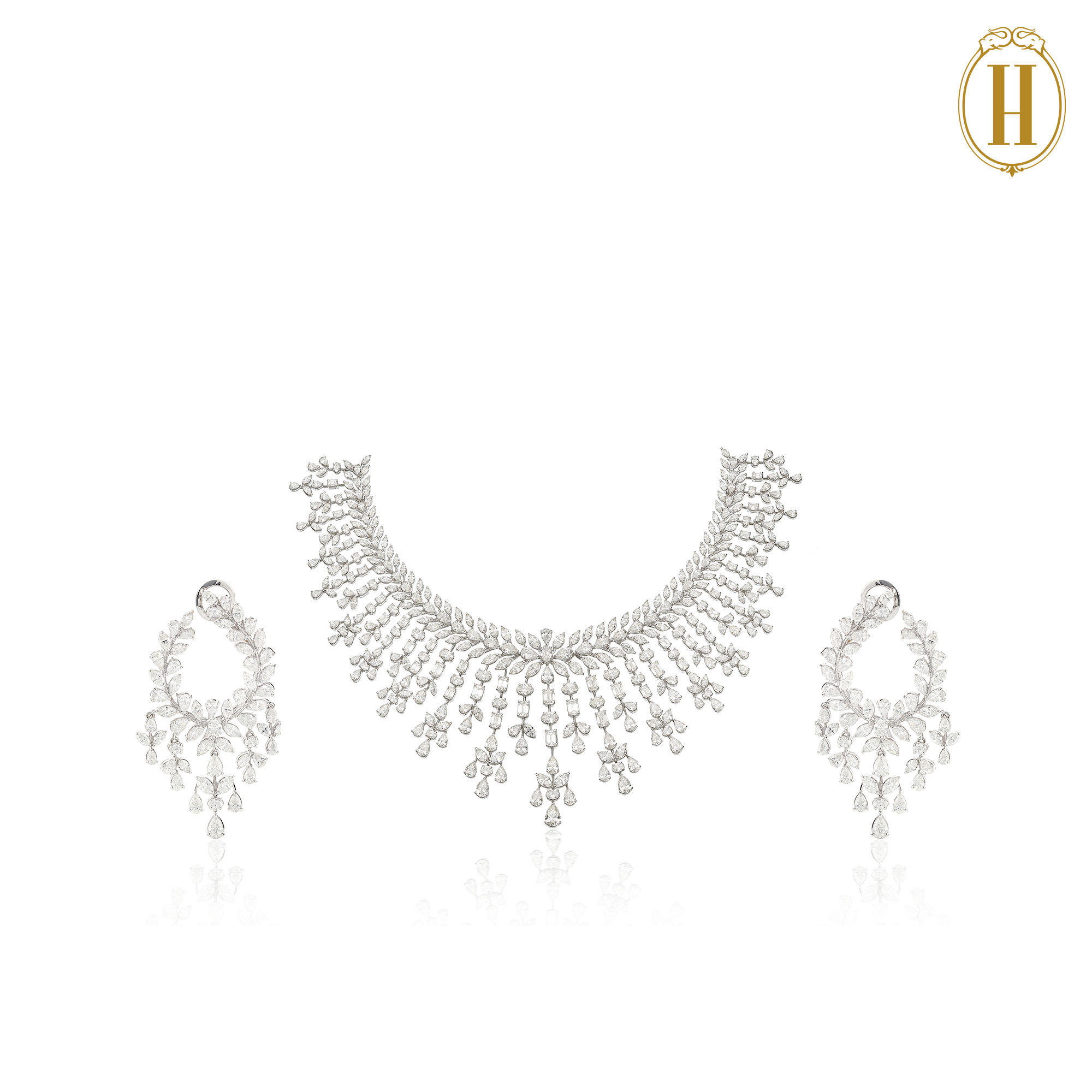 Hazoorilal diamond necklace sale