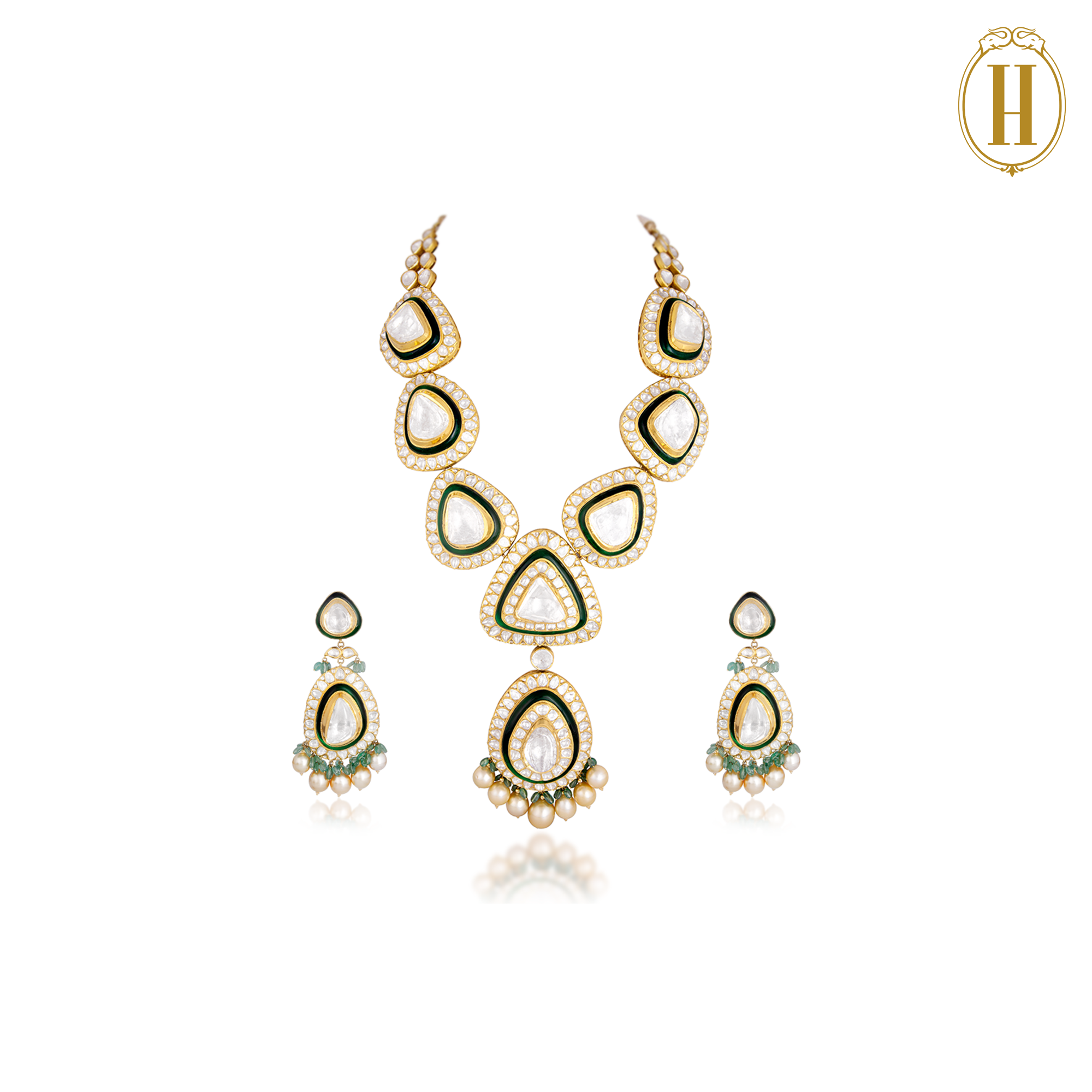 Diamond necklace set