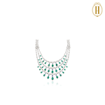 Emerald necklace set