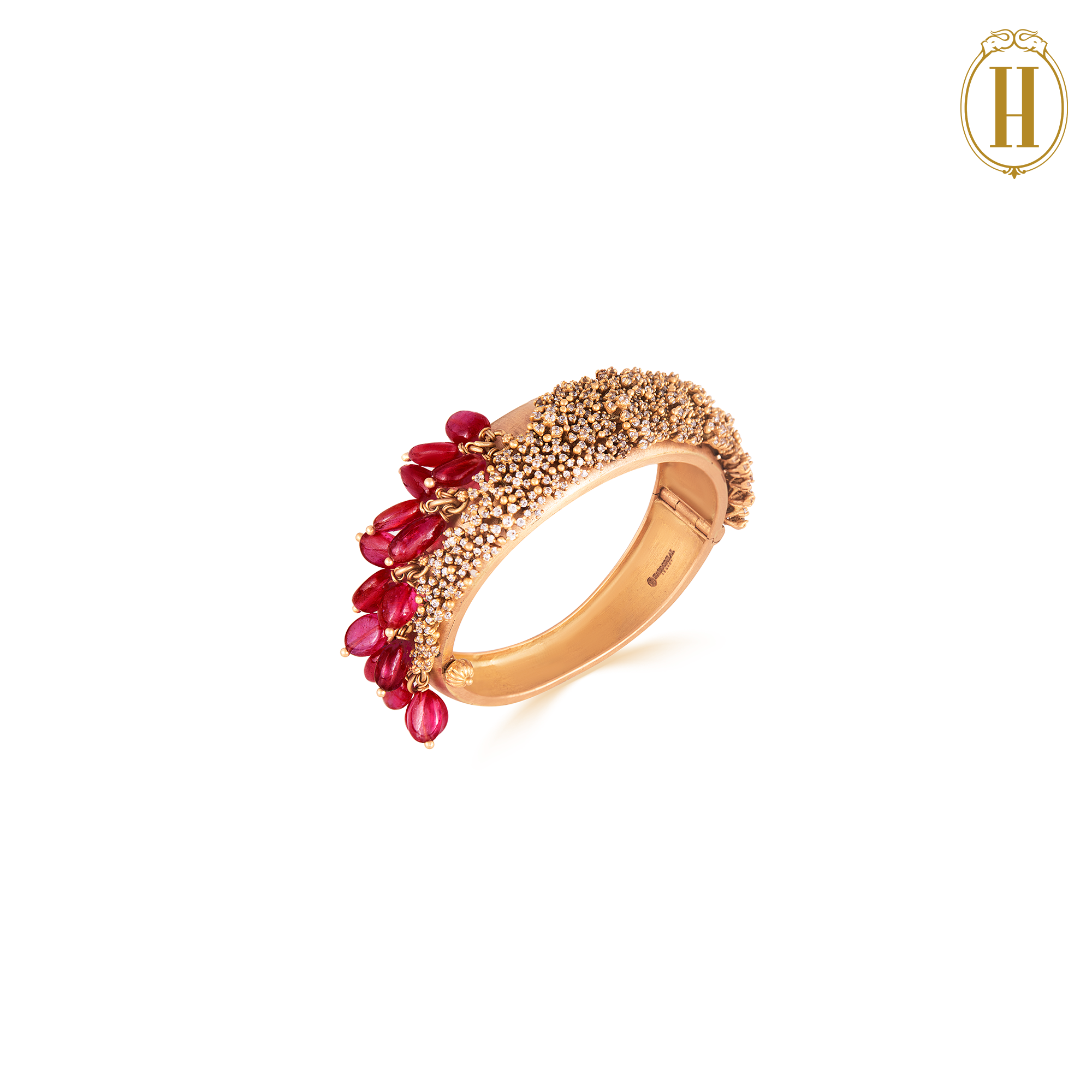Gold and Rubies Bracelet
