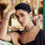 Spring-Summer-2025-Emerald-and-Diamond-Polki-Choker-1