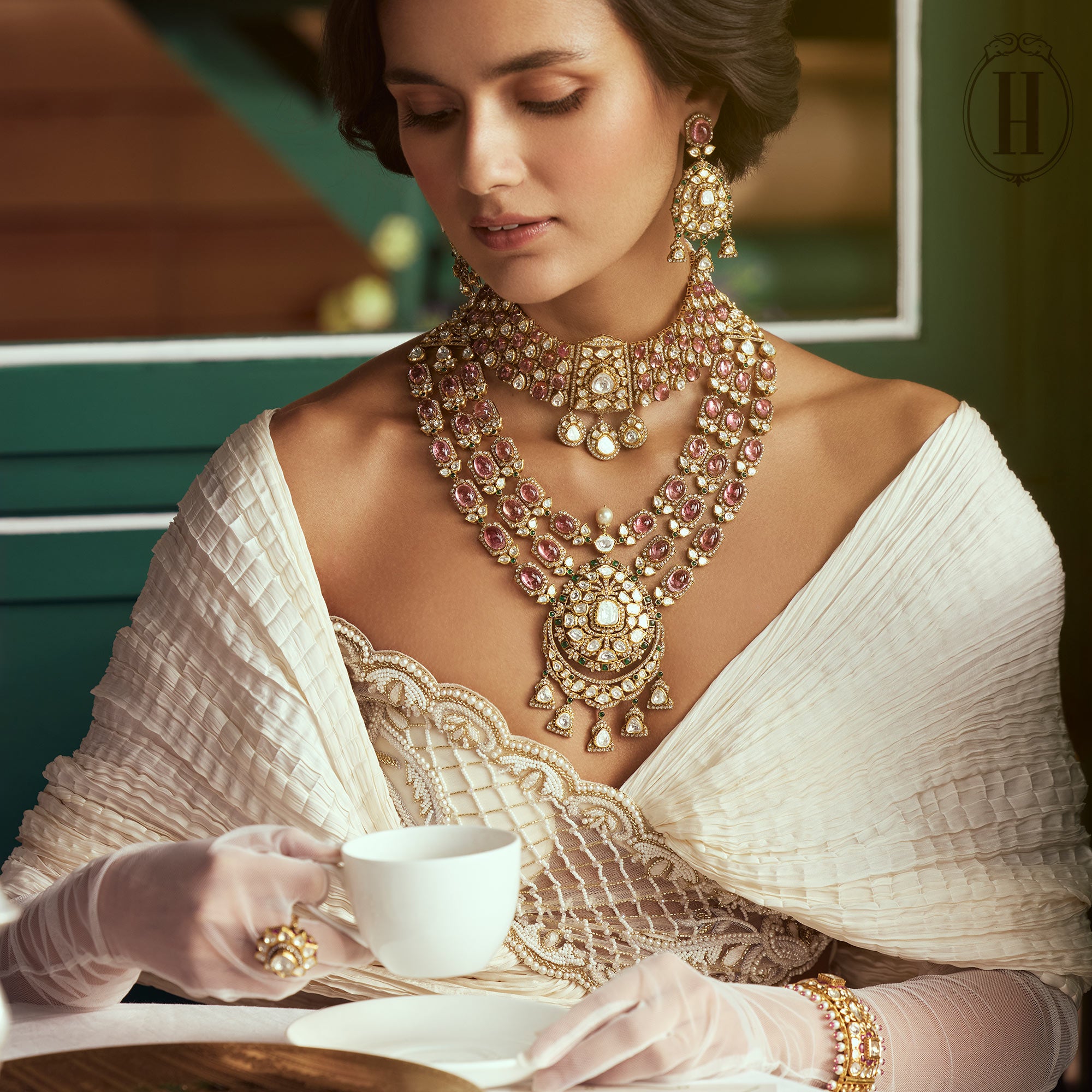 Spring-Summer-2025-Cascading-Tourmaline-Polki-Necklace-Set-2