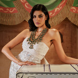 The-Vintage-Voyage-Cascading-Emeralds-Statement-Necklace-2
