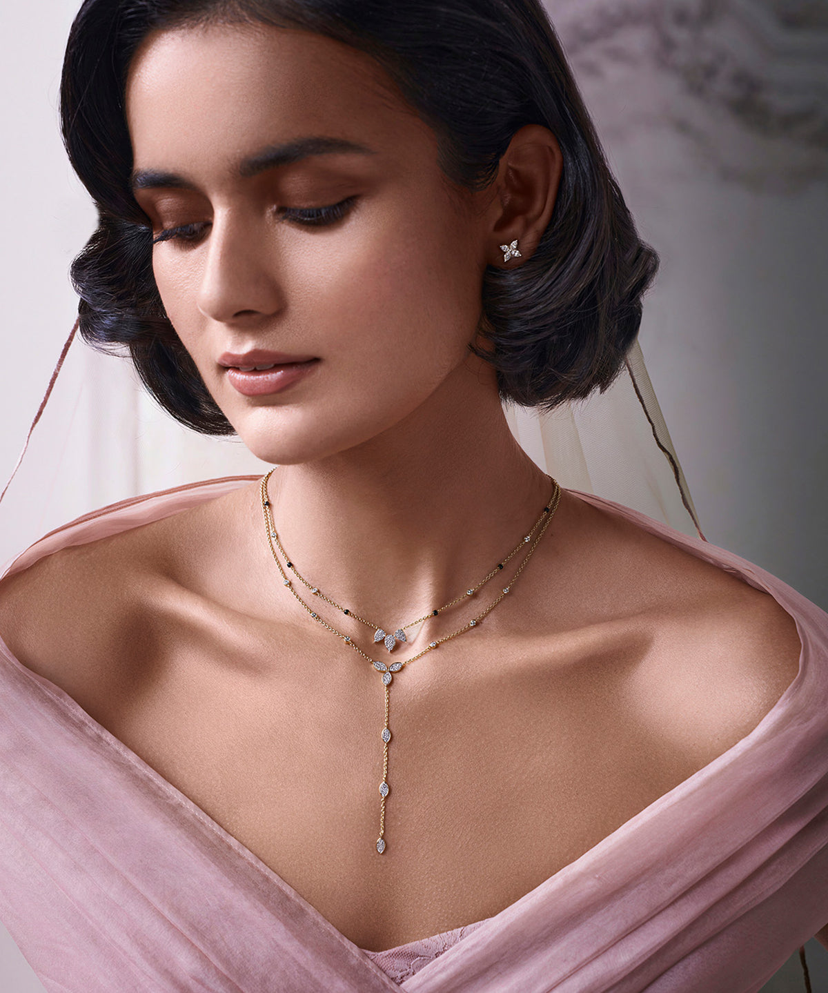 The Petal Lariat Zoori Mangalsutra