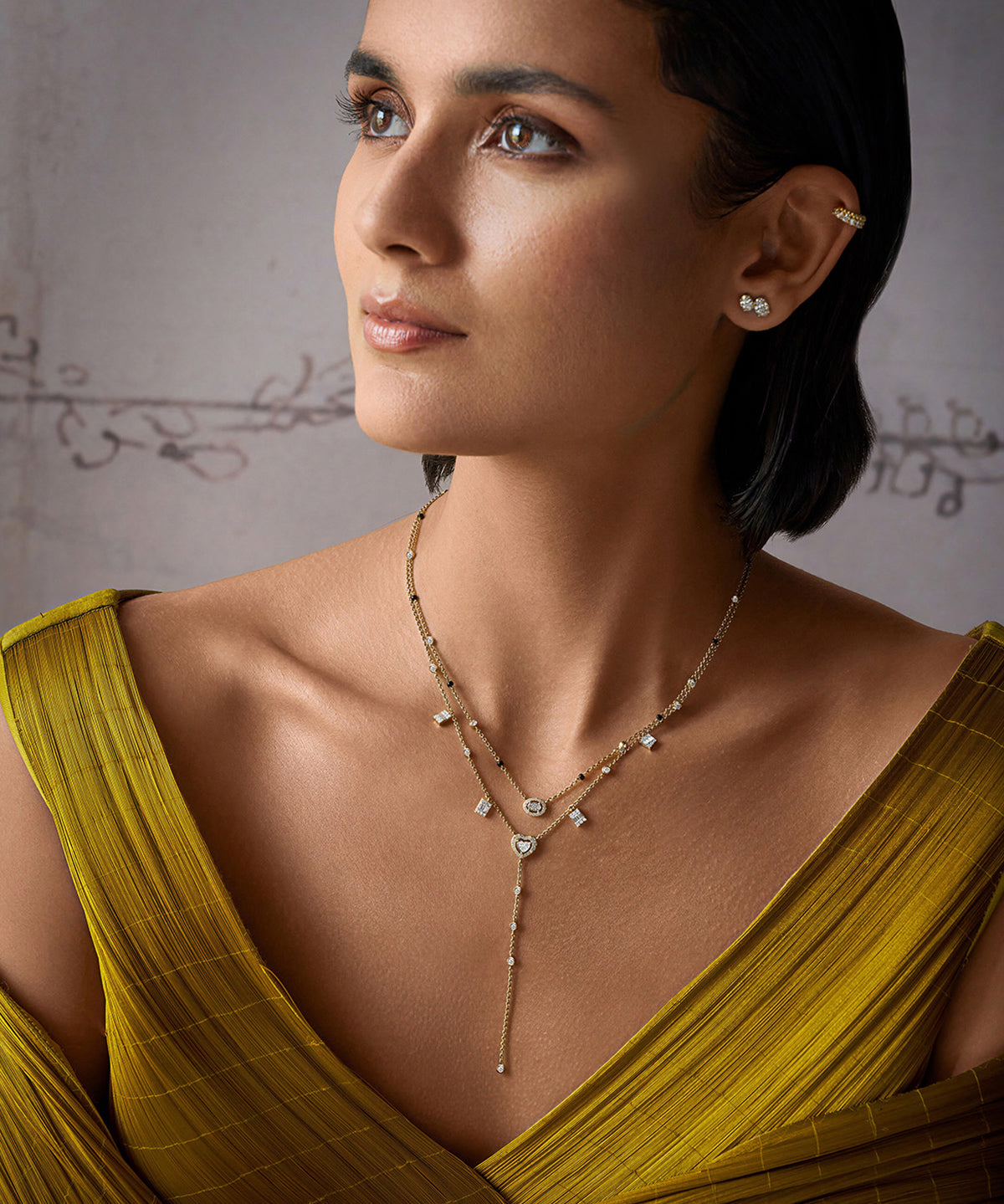The Heart Lariat Zoori Mangalsutra