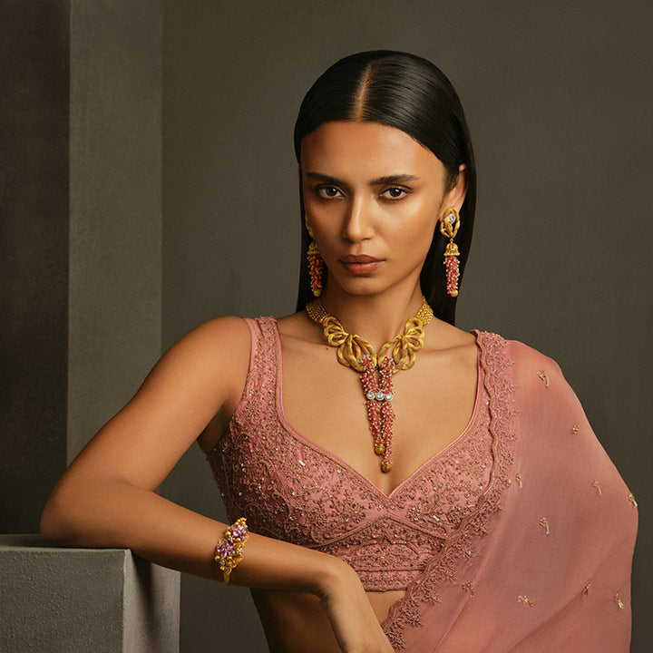 Legacy Gold Set with Tourmalines