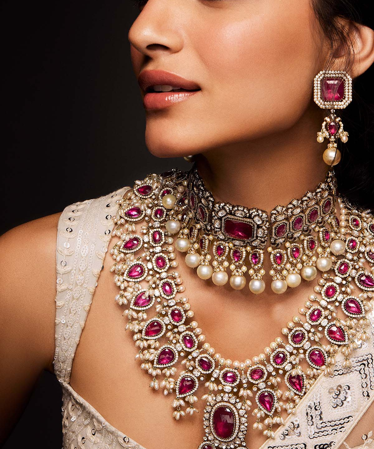 Legacy-Collection-Legacy-Bridal-Ruby-Polki-Choker-Set-with-Pearl-Drops-2