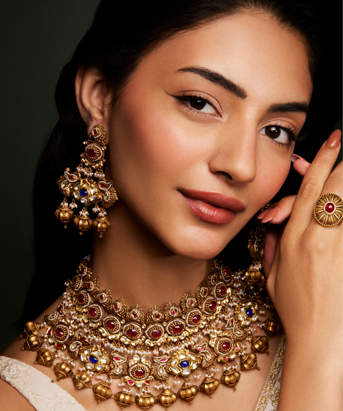 Legacy Gold Set with Rubies  and Saphires