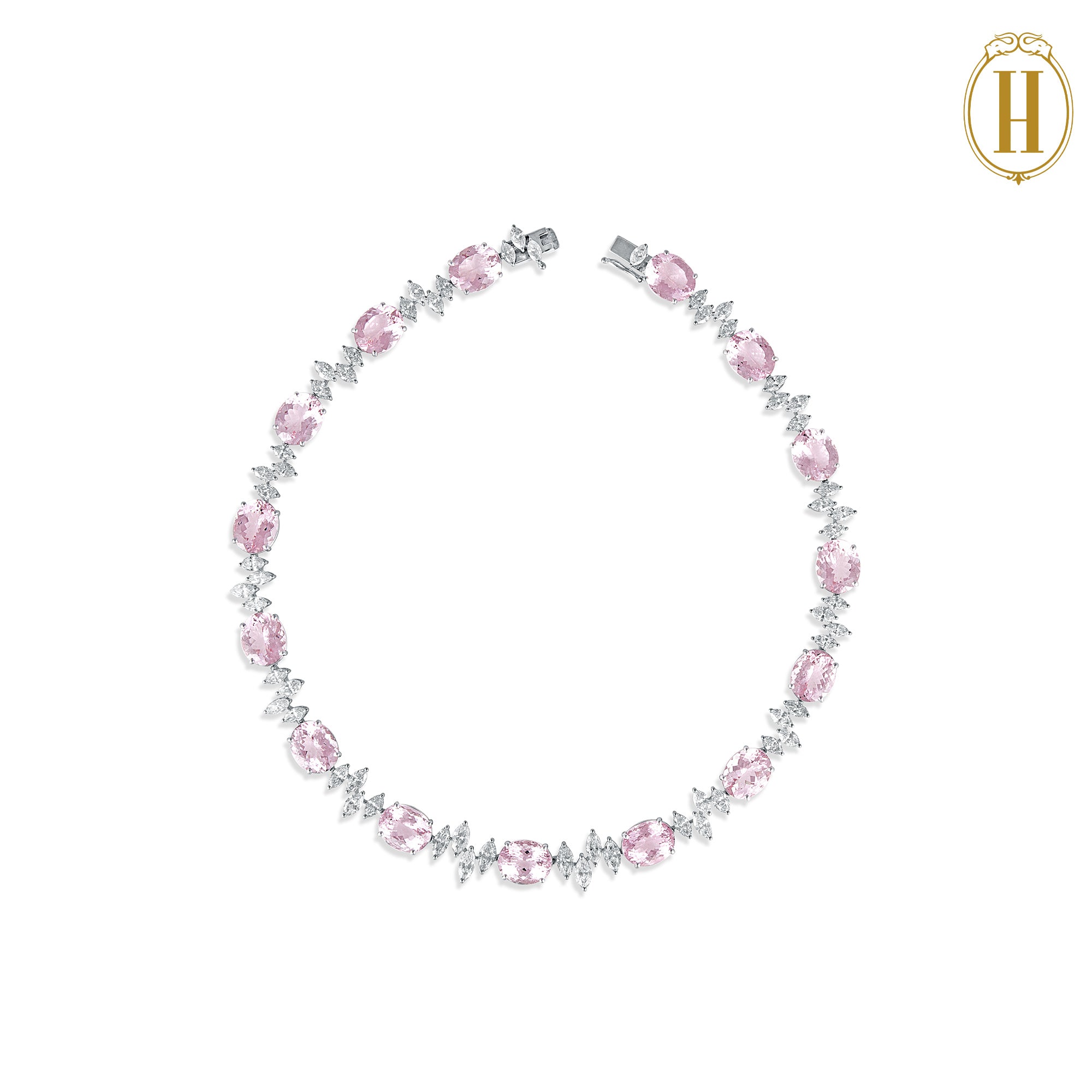 Spring-Summer-2025-Pink-Morganite-and-Diamonds-Necklace-Set-3