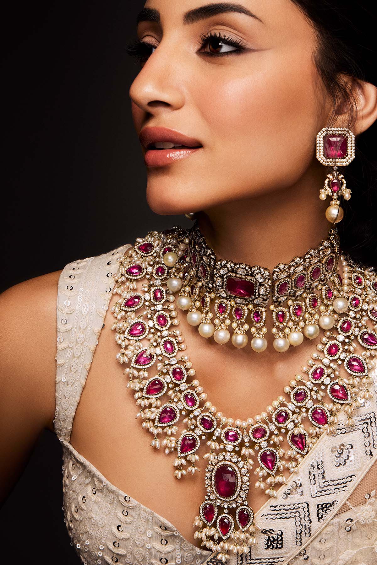 Legacy-Collection-Legacy-Bridal-Ruby-Polki-Choker-Set-with-Pearl-Drops-2