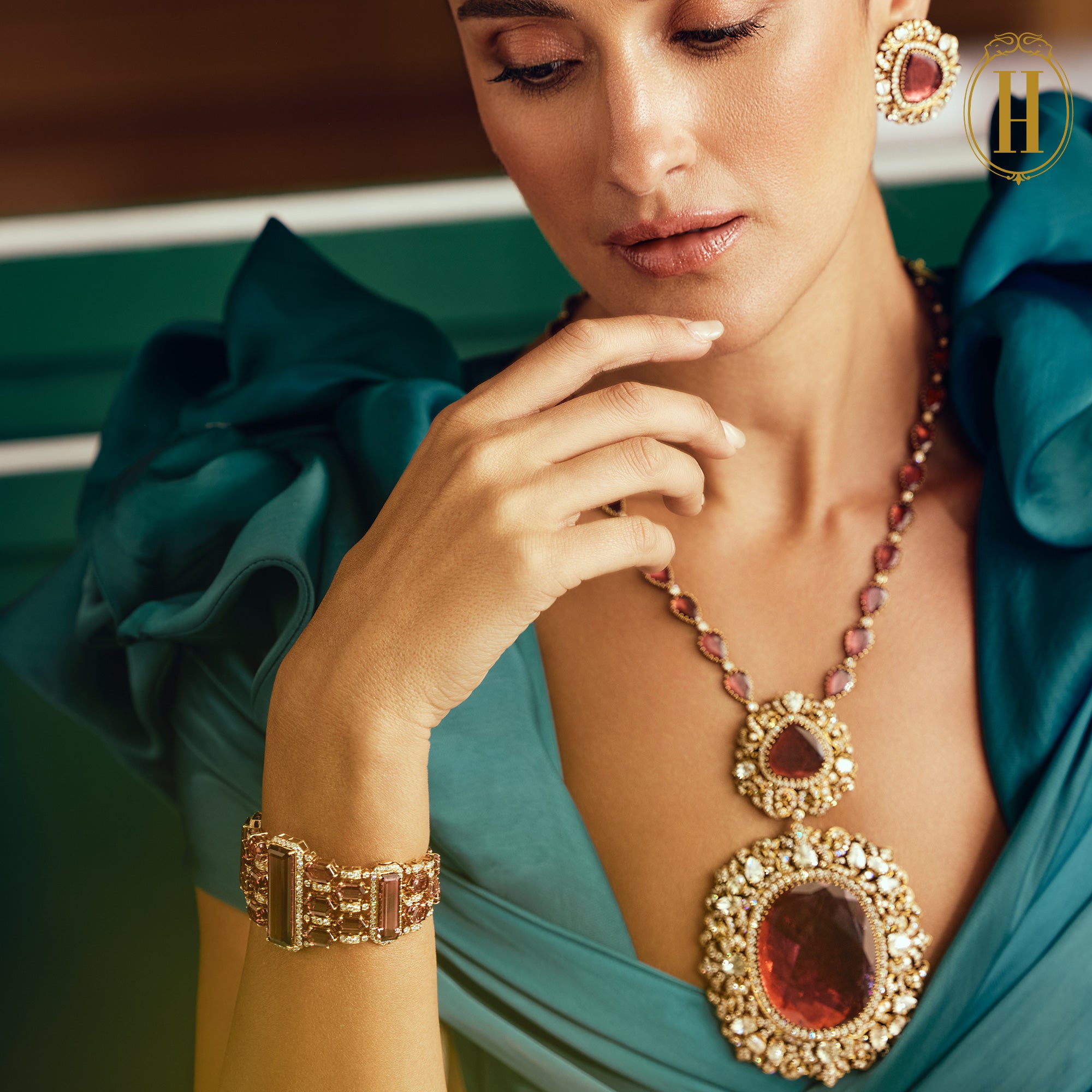 Spring-Summer-2025-Royal-Vintage-Tourmaline--Necklace-2