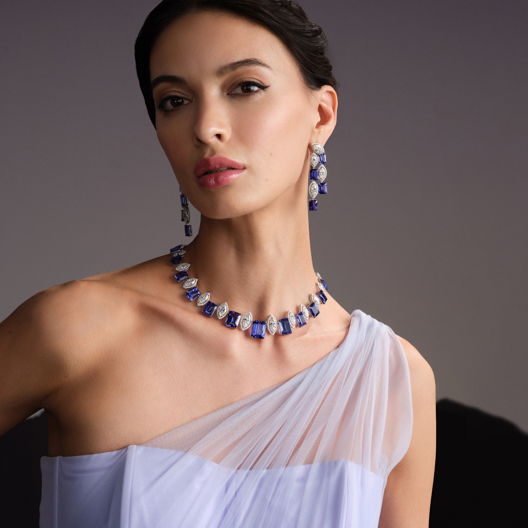 Tanzanite Twilight Necklace Set