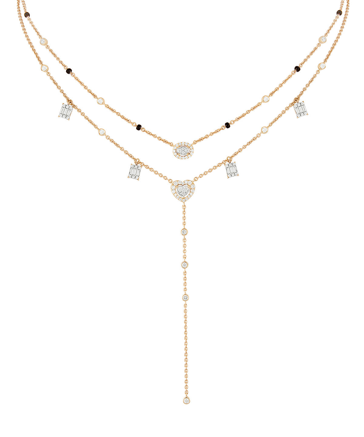 The Heart Lariat Zoori Mangalsutra