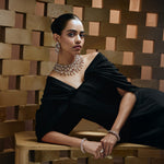 Tourmaline & Diamond Facet Necklace Set