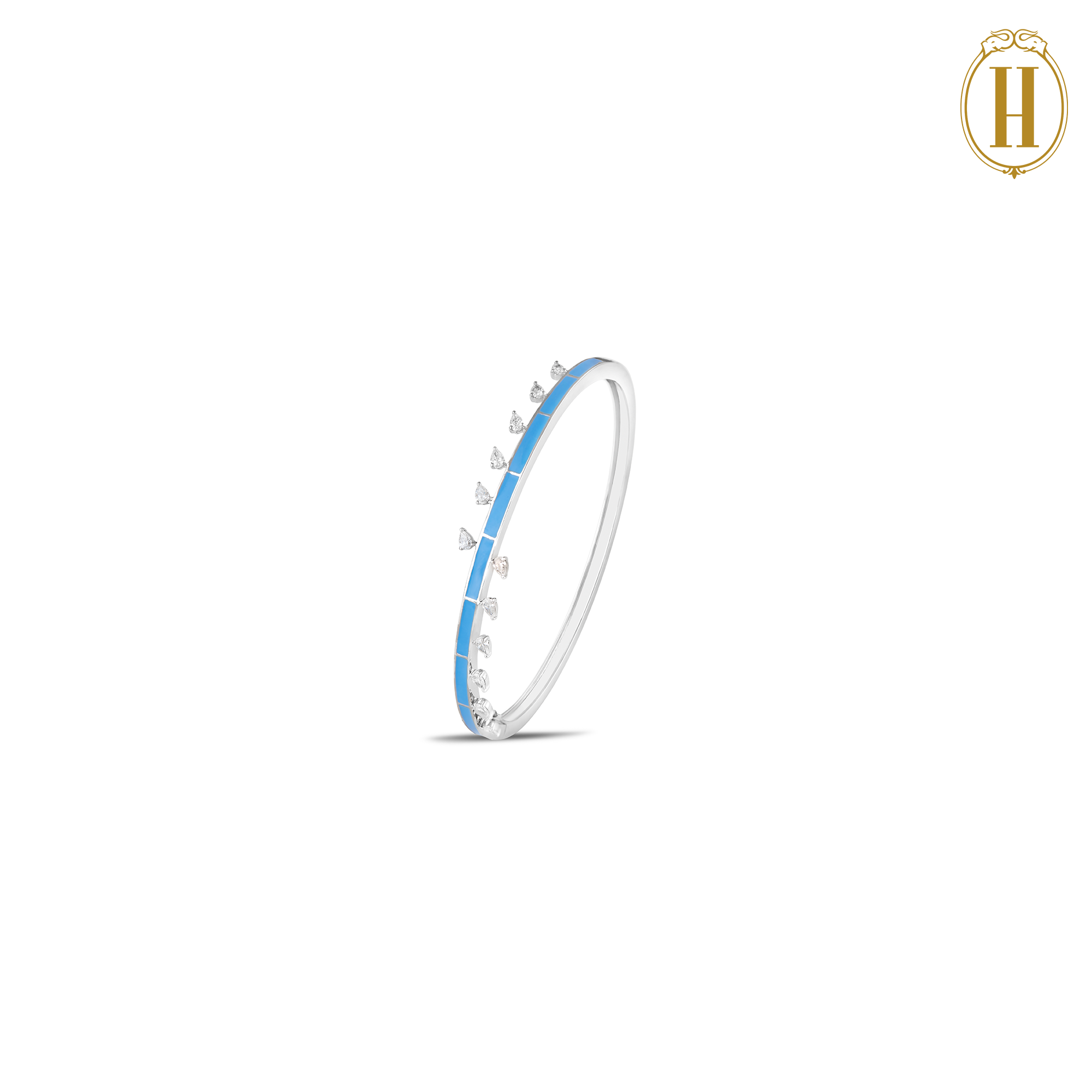 blue sapphire diamond bracelet