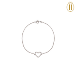 bracelet with heart for women