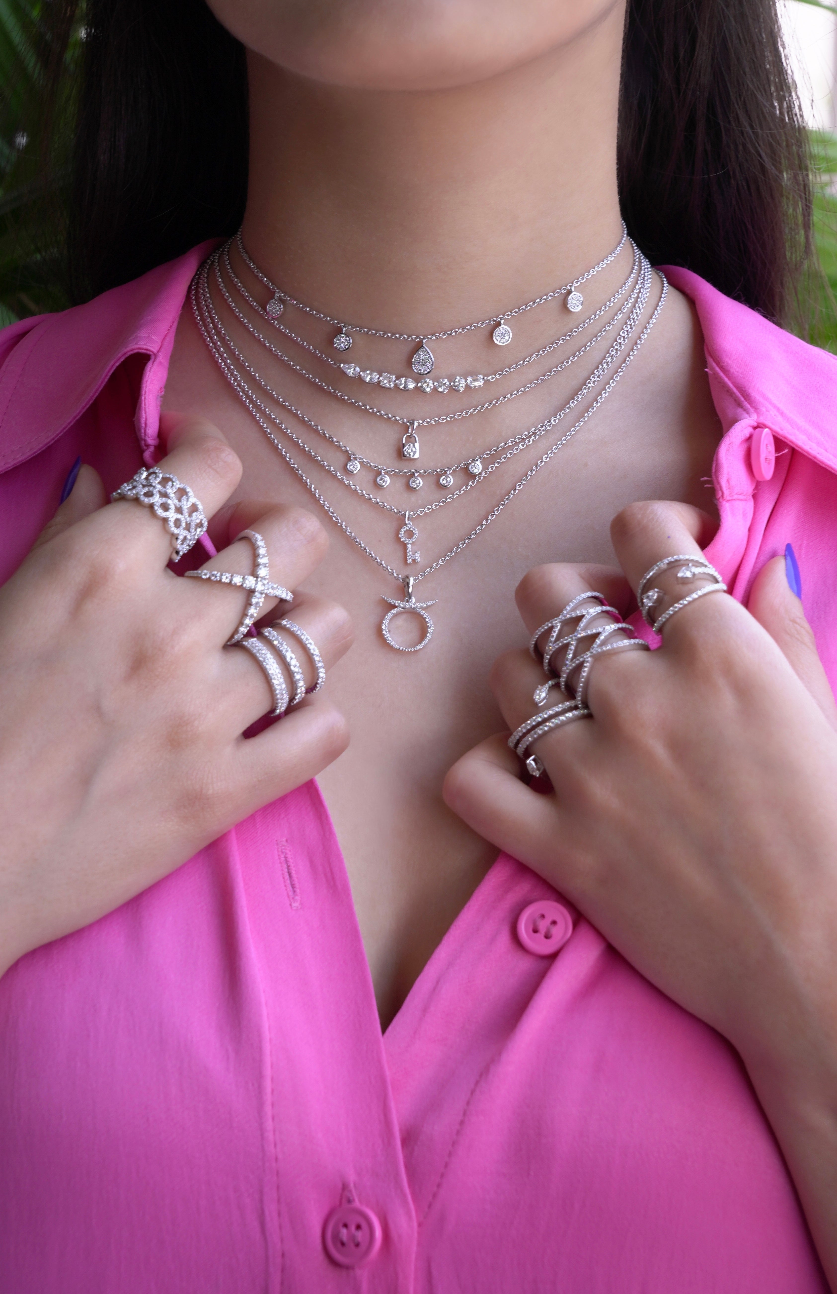 bridal diamond necklace set