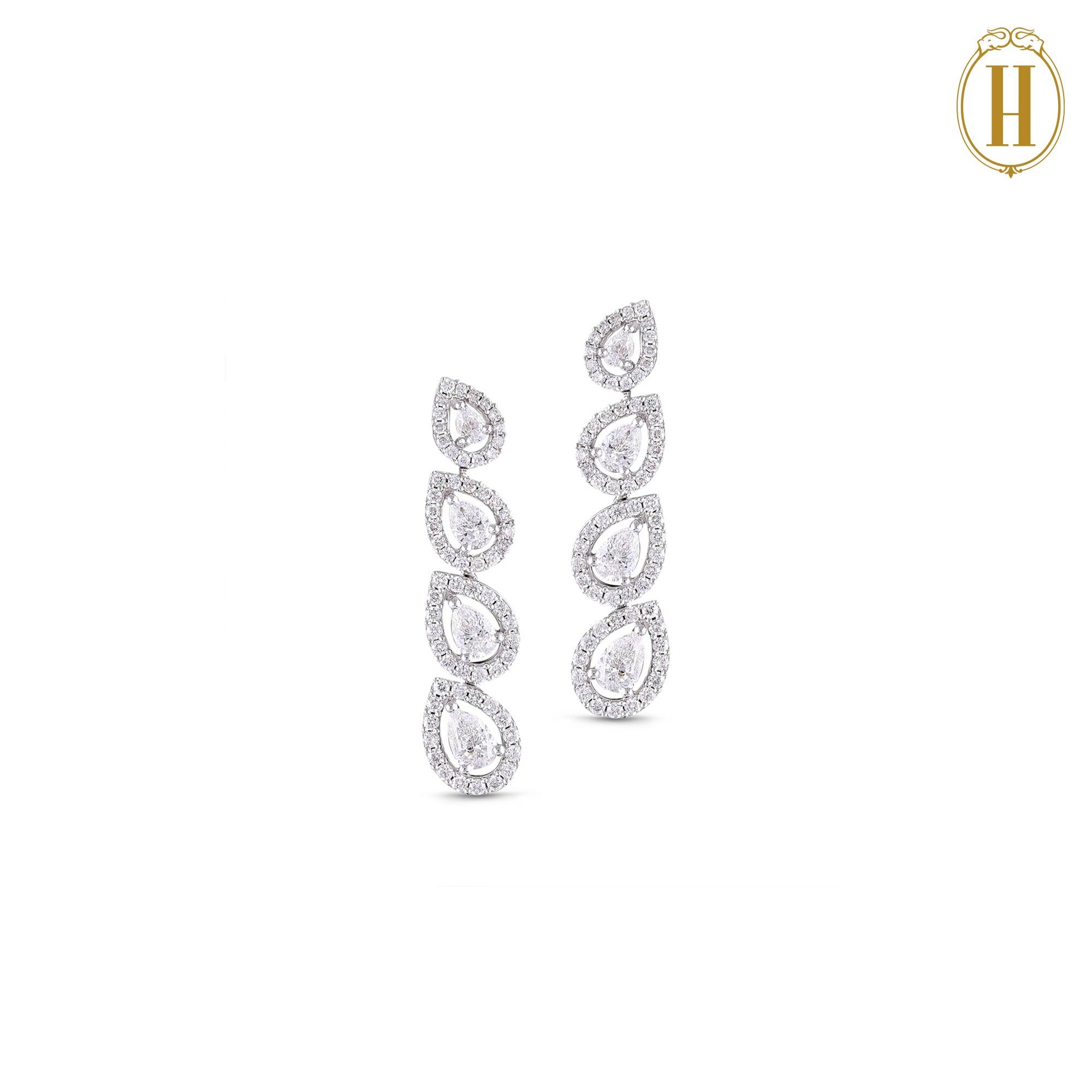 diamond earring set