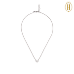 diamond pendant earring set
