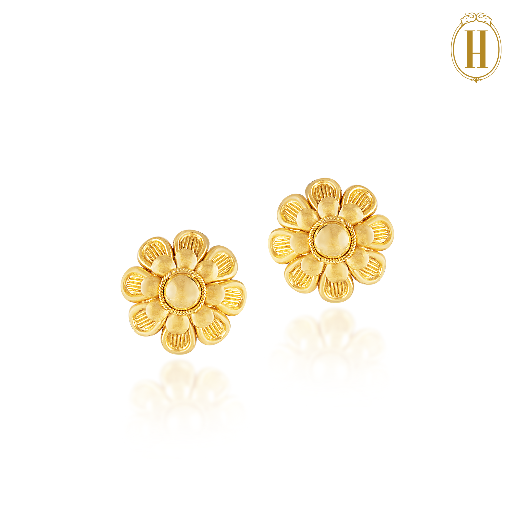 gold earing set for women