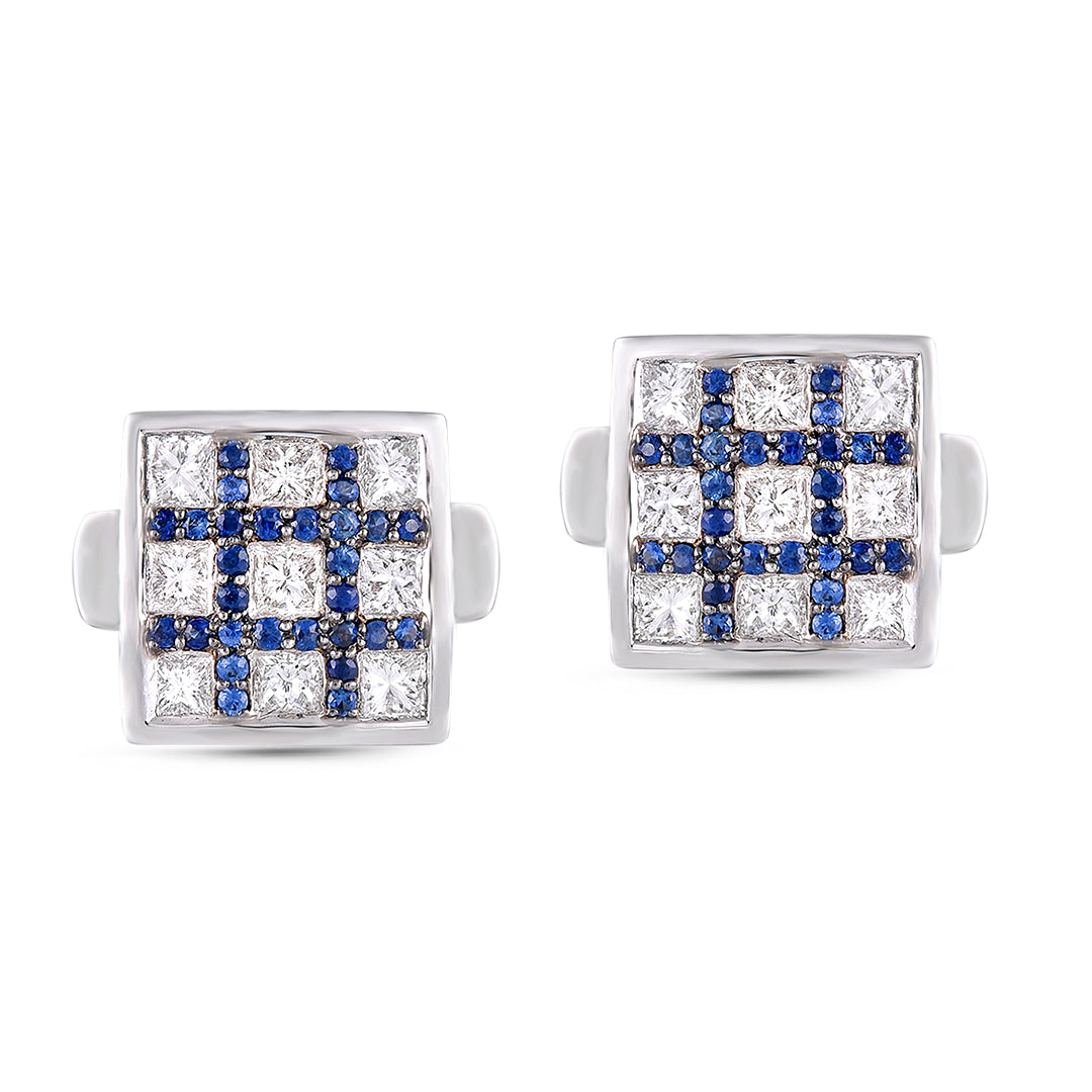 Kaiser-Kaiser-Diamond-and-Blue-Sapphire-Cufflinks-1