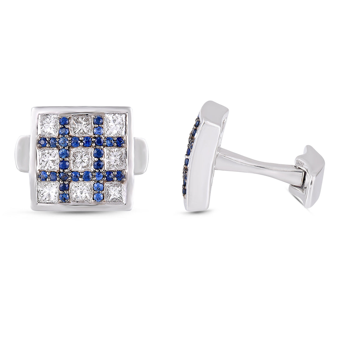 Kaiser-Kaiser-Diamond-and-Blue-Sapphire-Cufflinks-2